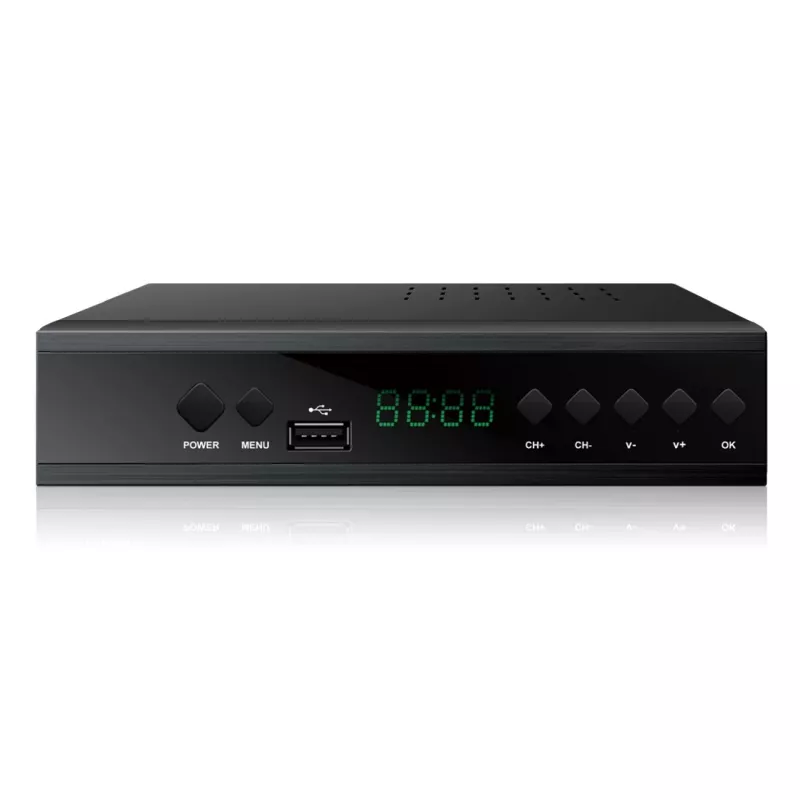 Extralink Home tuner DVB-T2 digitale tv-decoder H.265 HEVC FULL HD USB HDMI + afstandsbediening