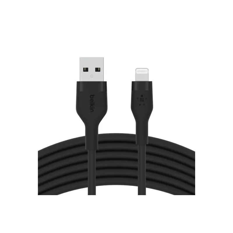 Belkin BOOST CHARGE Flex USB-A-naar-Lightning-kabel CAA008BT1MBK, 1 m, zwart