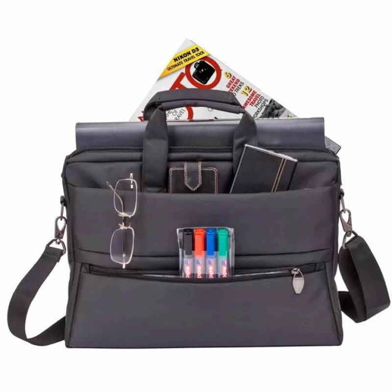 Schoudertas Rivacase 8630 39,6 cm (15,6 inch) zwart