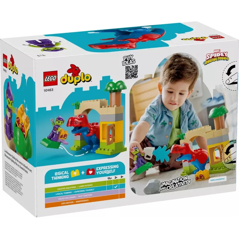 LEGO DUPLO 10463 Dinosaurus Spidey-Rex tegen Green Goblin