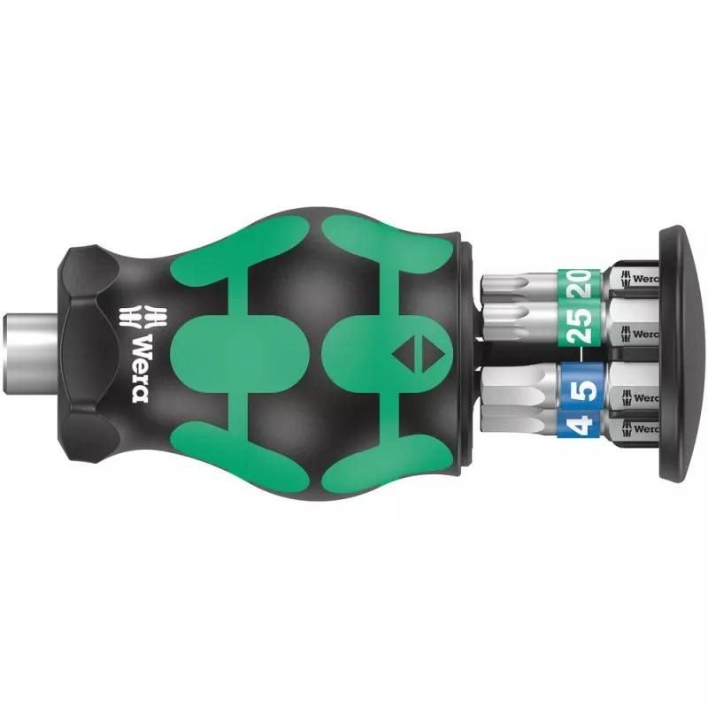 Multi-bit-schroevendraaier Wera Kraftform Kompakt Stubby Magazin 3