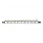 Intellinet 721011 lege keystone-patchpaneel, 24-poorts, 0,5U, afgeschermd, 19 inch