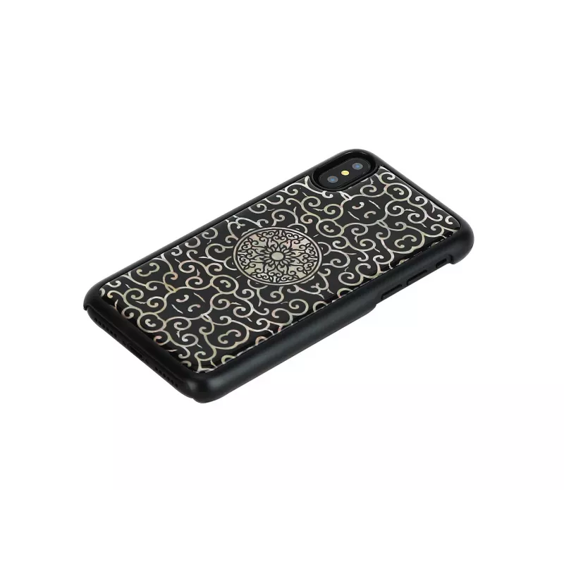 Smartphonehoesje iKins voor iPhone XS / XS S Liana — zwart