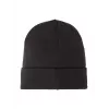 Buff zware merinowollen muts Loose Winter Cap - zwart