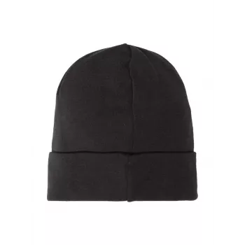 Buff zware merinowollen muts Loose Winter Cap - zwart