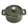 Staub 40509-804 mini cocotte 10 cm, basilicumgroen, gietijzer
