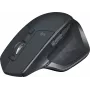 Draadloze muis Logitech MX Master 2S Bluetooth Edition zwart — ergonomisch, Bluetooth- en USB-ontvangerconnectiviteit, oplaadbare accu