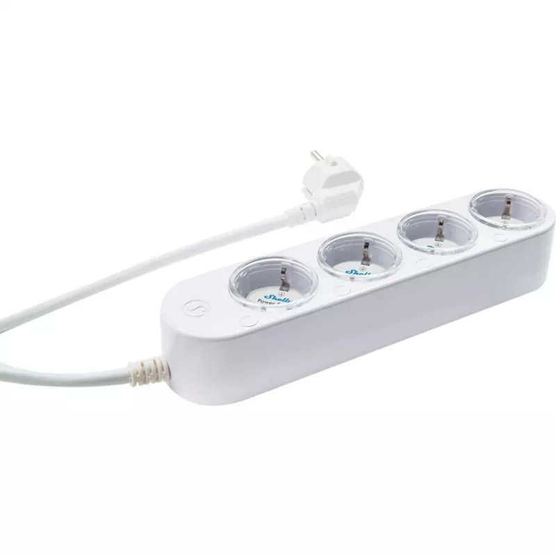 Smart 12A Shelly stekkerdoos 4 Gen4 Zigbee/Matter stekkerdoos