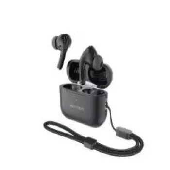 Draadloze headset Vention Echo Lite E11 Pro — zwart, on-ear ontwerp, model NBVB0-PRO