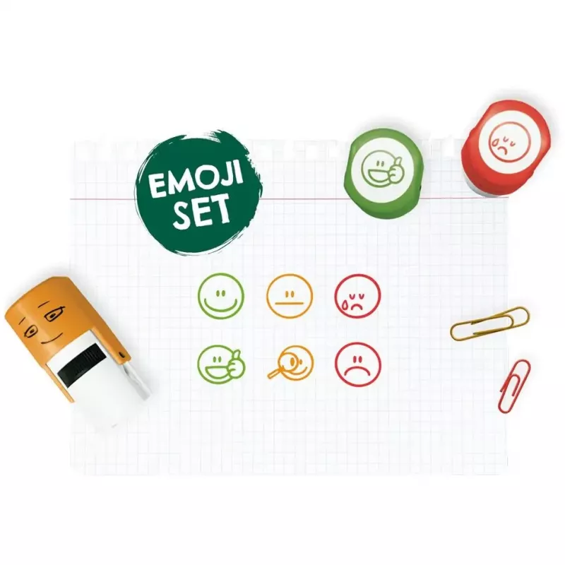 Stempel Colop 157235 rond meerkleurig voor kinderen