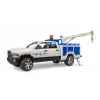 Auto Dodge RAM 2500 Service met zwaailicht en kraan BRUDER 02509