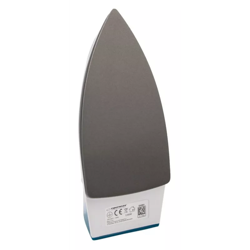Strijdijzer Esperanza TRAVEL IRON SMOOTHER — 1200 W, antiaanbakzool, 1.4 m kabel, temperatuurindicatie, reisdesign