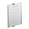 Durable infobord acryl aluminium zilver 4806-23