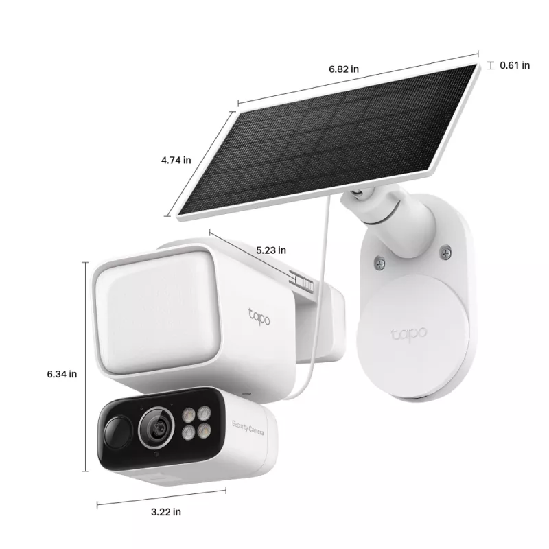 TP-Link TAPO C615F KIT beveiligingscamera dome IP-beveiligingscamera buiten 2304 x 1296 pixels plafond/muur/mast