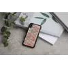 Beschermhoesje iKins voor iPhone XS / iPhone X, ruitpatroon, zwart