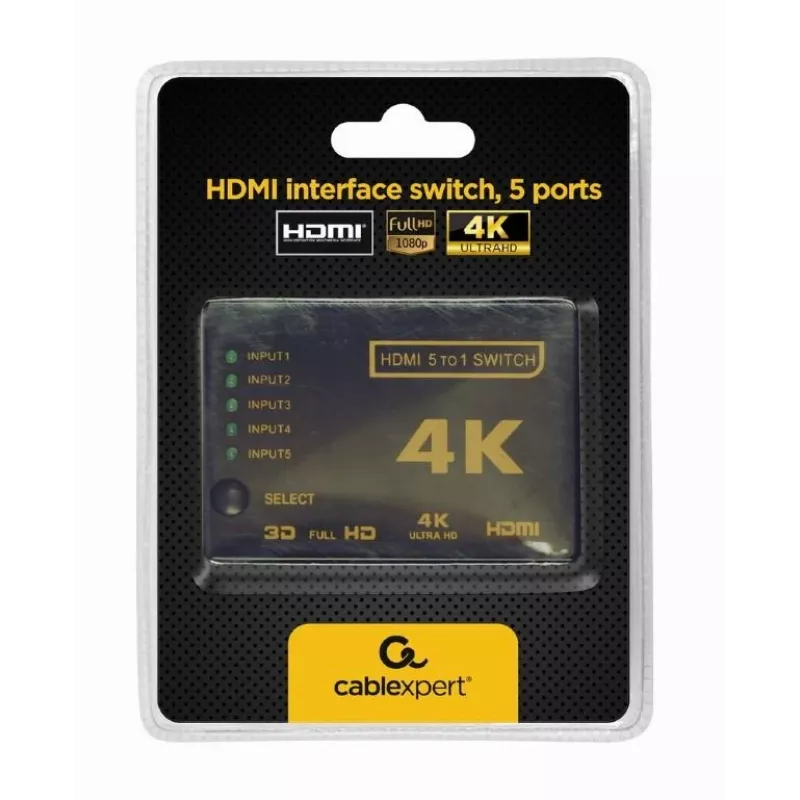 Videoswitch Gembird DSW-HDMI-53