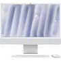 Apple iMac24 zilver/M4-8C-CPU 8C-GPU/16GB/256GB SSD/toetsenbord-Duits/MM2/1GB Ethernet