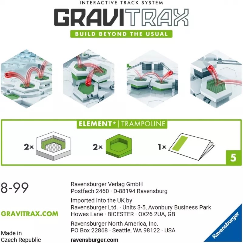 Ravensburger GraviTrax element trampoline accessoire voor activiteitenspeelgoed (22417)