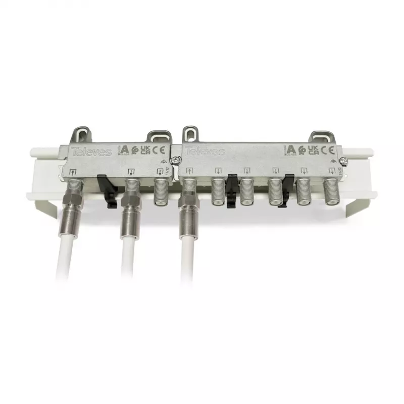 Splitter Televes 6-voudig VT612FZ 5–1218 MHz 12 dB