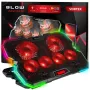 6 FAN VORTEX RGB laptop-koelpad