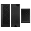 SilverStone ALTA G1M - MicroATX-tower - Micro-ATX - geen voeding (SFX12V/SFX-L12V) - zwart - USB/audio