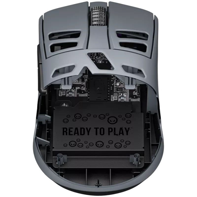 LORGAR MSE90W, magnesiumlegering draadloze gaming-muis Elite, donkergrijs