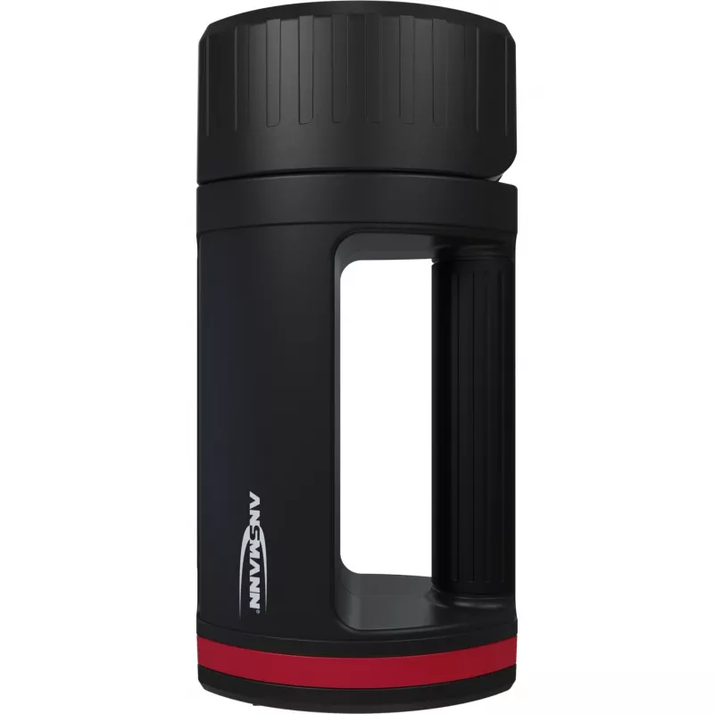 Ansmann HS20R Pro 1600-0223 draagbare led-schijnwerper voor in de hand 20 W, IP20, 3 lampen, zwart/rood