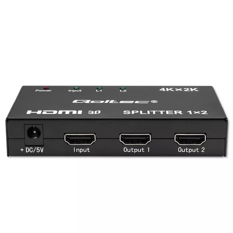 Actieve HDMI-splitter 2 x HDMI 4Kx2K, 3,4 Gbit/s