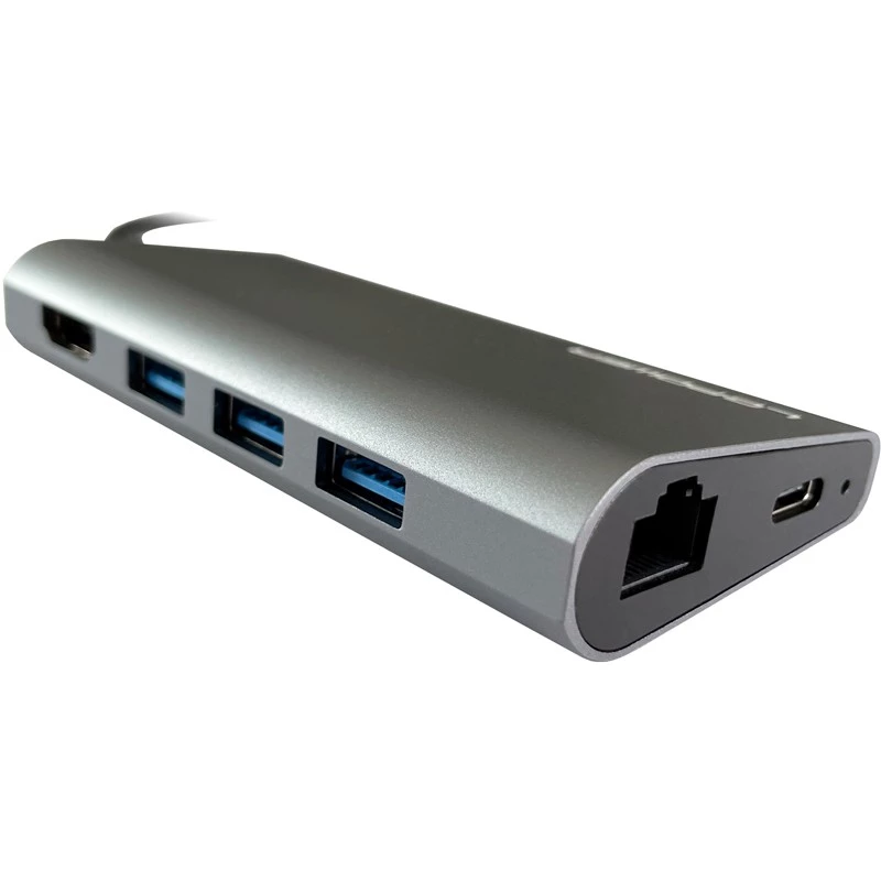 Laptop-dock LC-Power LC-HUB-C-MULTI-5 USB 3.2 Gen 1 Type-C bedraad