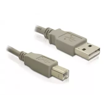USB-kabel DeLOCK 82215 1,8 m USB A USB B grijs