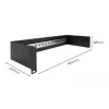 Delock 66884 19-inch DIN-railpaneel, 2U, zwart