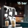 Baristeo Intima pistonmachine (zilver/rvs, thermoblok)