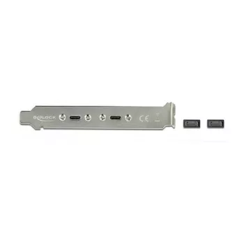 Slotplaat DeLOCK 89935 met 2 x USB Type-C aansluitingen