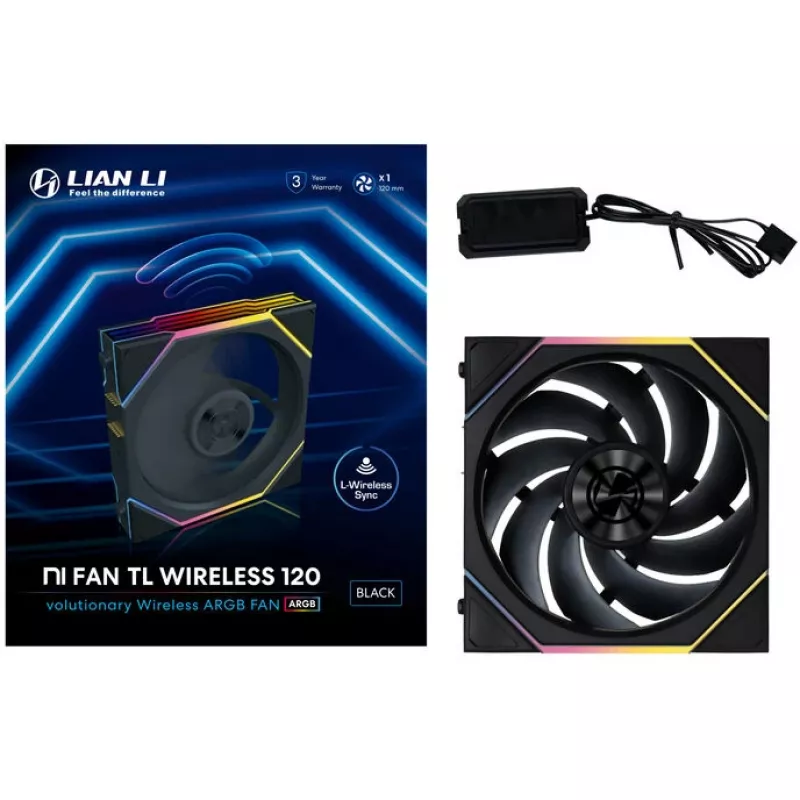 Lian Li UNI FAN TL 120mm ARGB behuizingsventilator - zwart