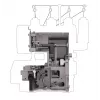 Overlock-naaimachine SINGER 14HD854 Heavy Duty elektrisch 120 W grijs