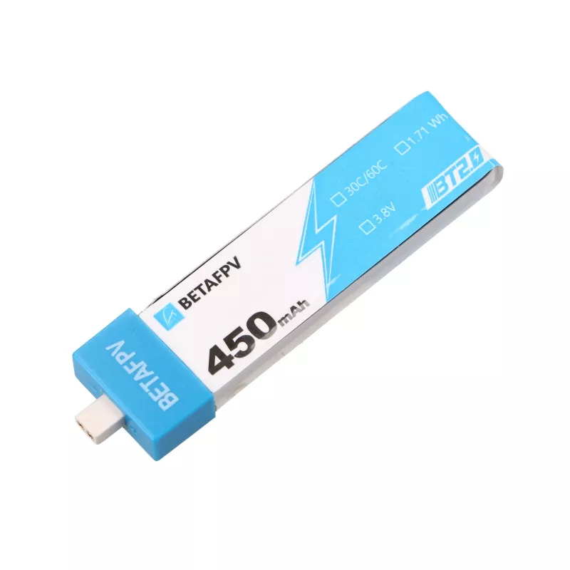 1S BetaFPV BT2.0 drone-accupack 450mAh 4-pack, 3,8V