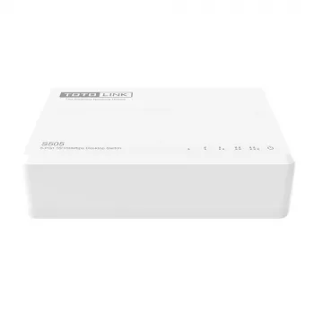 Unmanaged switch TOTOLINK S505-V5 5 poorten Fast Ethernet 10/100 wit