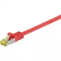 RJ45-patchkabel Goobay CAT 6A S/FTP 500 MHz 2 m rood