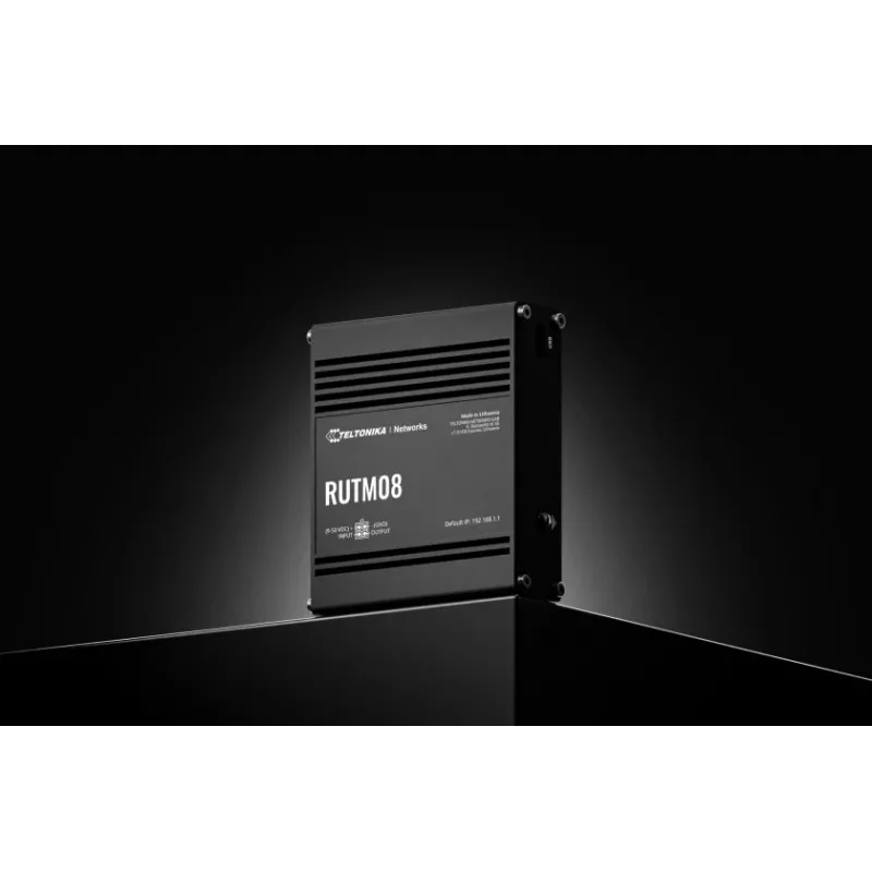 Teltonika RUTM08 bedrade router gigabit ethernet zwart