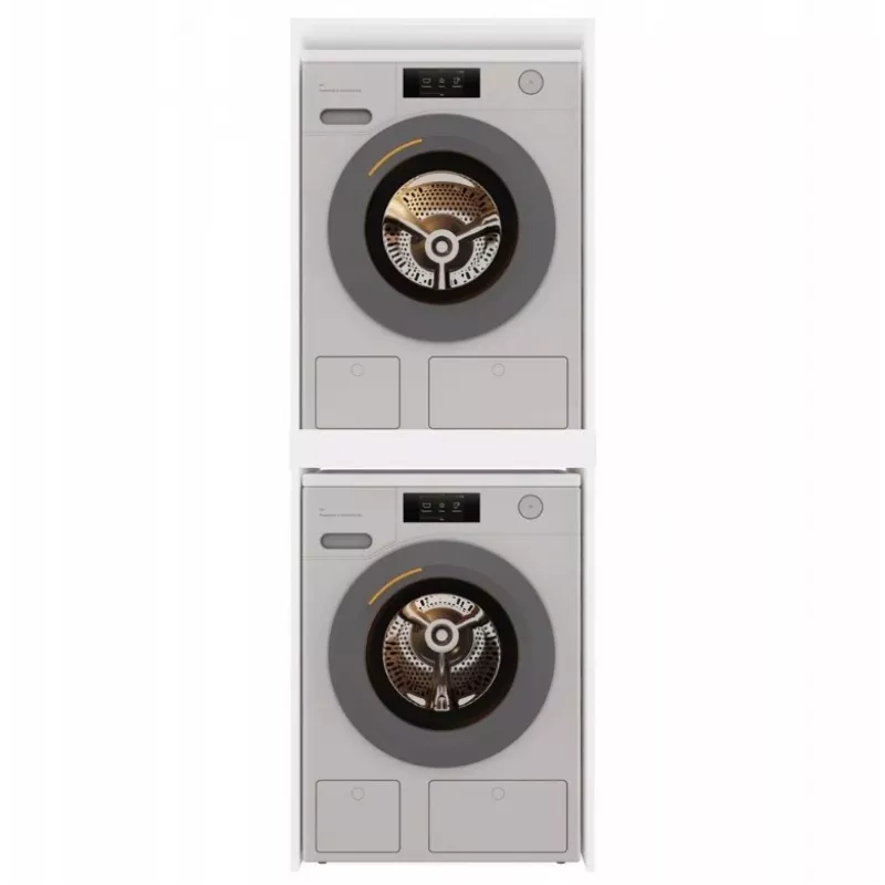 top e shop POLA TWIN wasruimtekast voor wasmachine en droger – wit