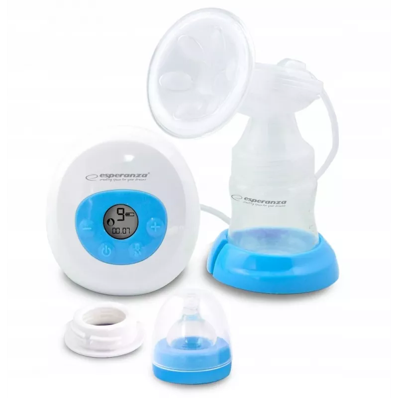 Esperanza BEBITA ECM001B Elektrische borstkolf, 150 ml, blauw