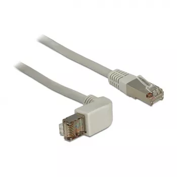 Netwerkkabel DeLOCK 0,5 m Cat.6 RJ-45 S/FTP grijs