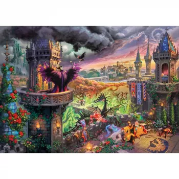 Thomas Kinkade Studios: Maleficent, puzzel 1000 stukjes