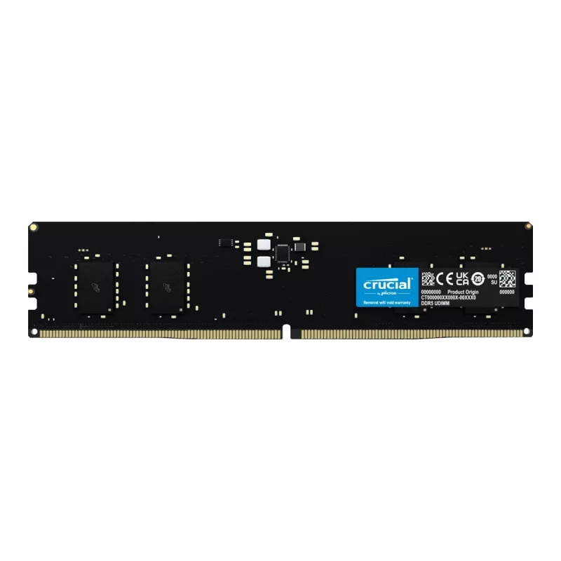 Crucial CT8G48C40U5 geheugenmodule 8 GB 1 x 8 GB DDR5 4800 MT/s