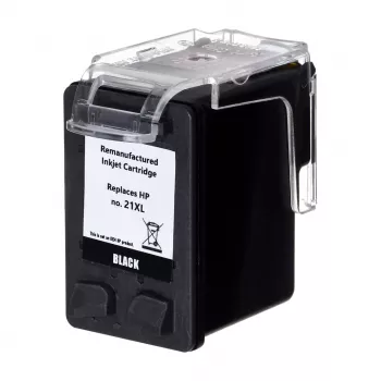 Superbulk B-H21XL zwarte inkt voor HP-printers (vervanger voor HP 21XL C9351A) standaard