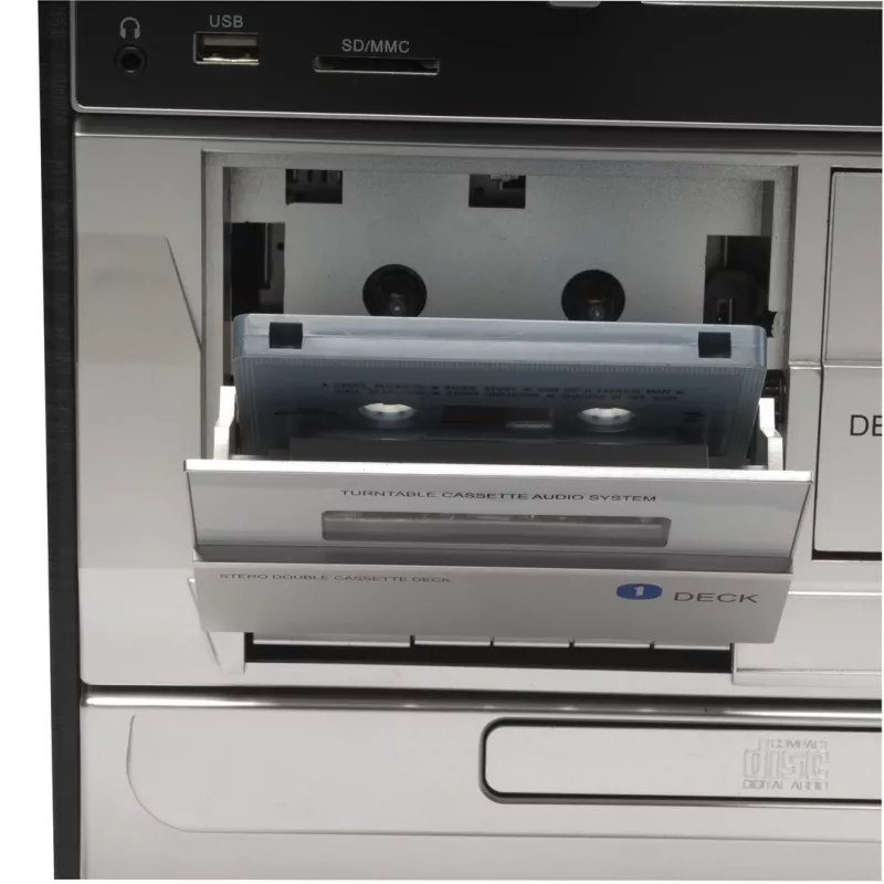 Denver MRD-166 DAB+ muziekcentrum met platenspeler, cd- en cassettespeler