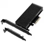 GRAUGEAR G-M2PCI01 interne M.2-adapter PCIe stekker zwart 128mm