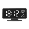 Digitale LED-wekker GreenBlue GB395 met temperatuurweergave