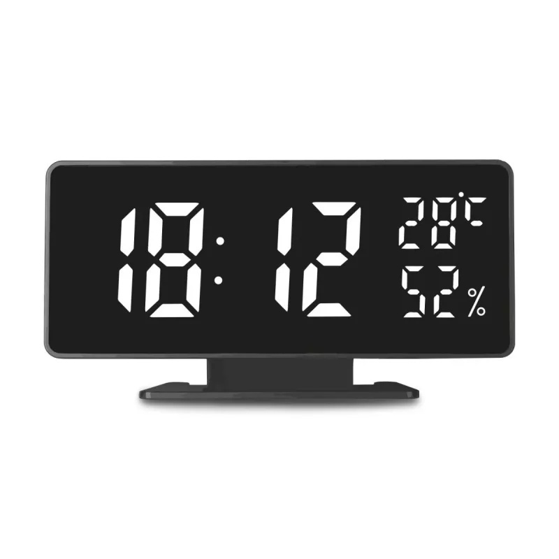 Digitale LED-wekker GreenBlue GB395 met temperatuurweergave