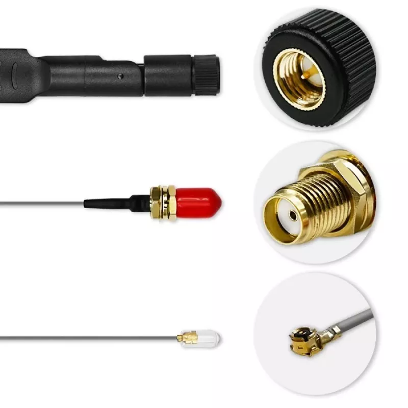 Outdoor 4G LTE dualantenne QOLTEC 57047 5 dBi omnidirectioneel